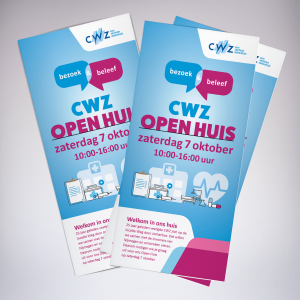 CWZ flyer wervingscampagne open huis
