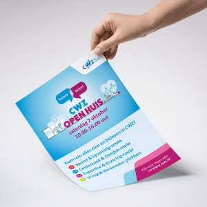 CWZ flyer wervingscampagne open huis